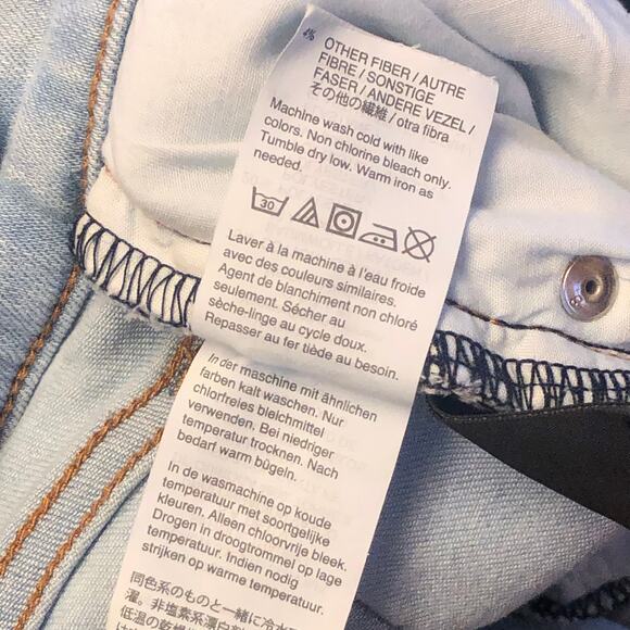 J. Crew Mercantile Light Wash Skinny Denim Blue Jeans Size 27 - Picture 9 of 12